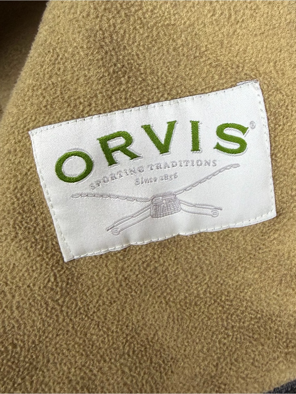 Orvis Quilted Vest Womens Large Green Fleece Lined Full Zip Pockets - Picture 3 of 9